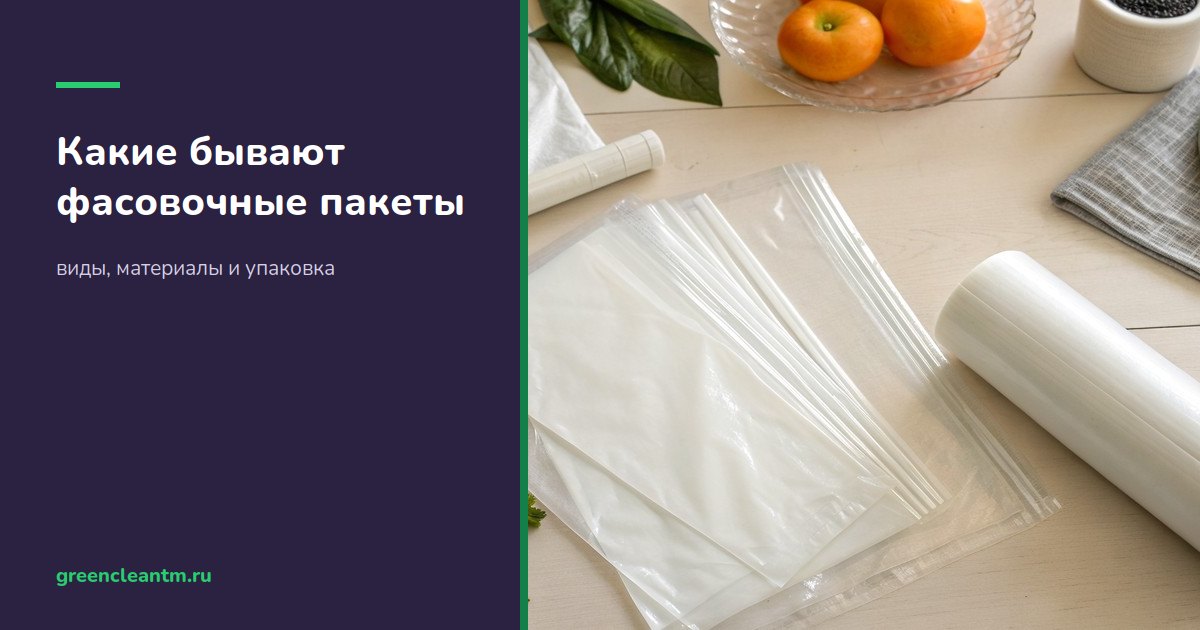 Какие бывают фасовочные пакеты: виды, материалы и упаковка